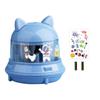 Electric Pencil Sharpener Cartoon Battery Powered Electric Pencil Sharpener for Kid Students Blue