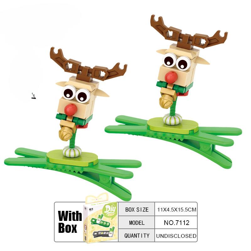 Строительные блоки из скорлупы кокоса, заколки с пандой, кошка, животное, забавные аксессуары для игр в дофамин, подарок для маленьких девочек, Loz