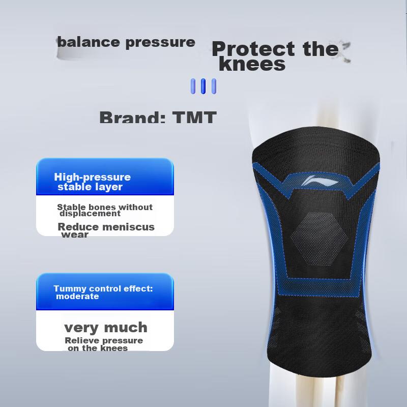 Li-Ning Knee Pads for Sports And Warmth, Suitable for Men And Women, Running, Cold Legs, Meniscus Injury, Joint Pain, Hiking, Basketball, Badminto