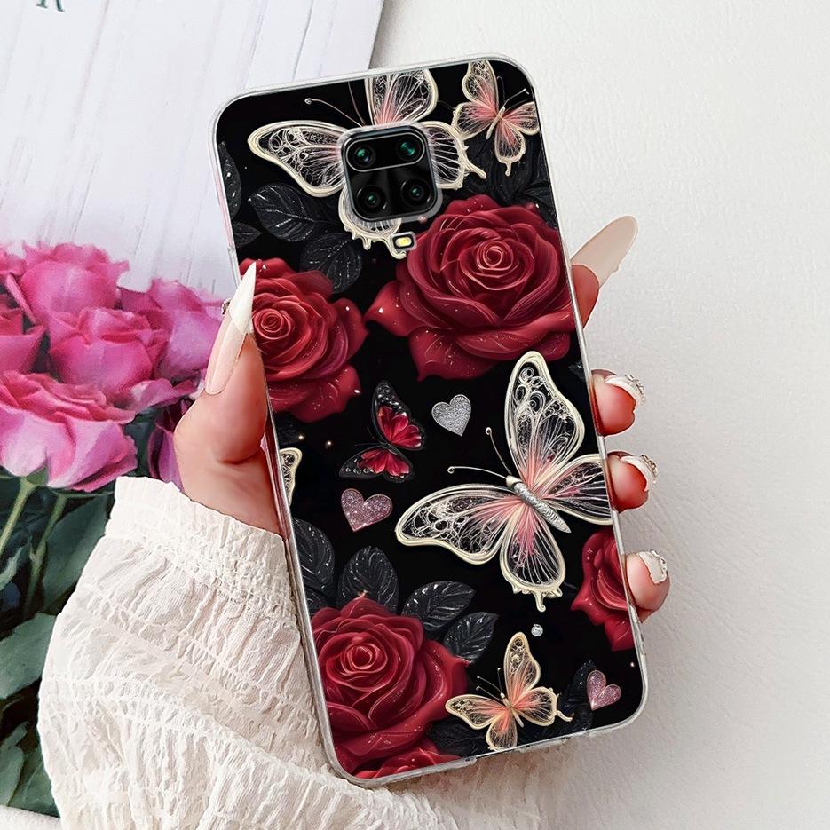 Чехол для Xiaomi Redmi Note 9 Pro Note 9S Модный Расписной Чехол Мягкий Силиконовый Чехлы для Телефона Для Redmi Note 9 Pro Max Note9 S Fundas