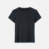 Женская новая летняя тонкая эластичная однотонная блузка Lycel Tencel