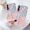For Huawei Nova 5T Case Soft Slim Luxury A-Z Letters Back Cover Fundas Clear Bumper For Huawei Nova5T 5 T Transparent Shell Capa