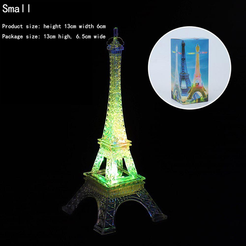 Colorful lights Paris fashion style Safety Tower light Desktop decoration Eiffel Tower Night light