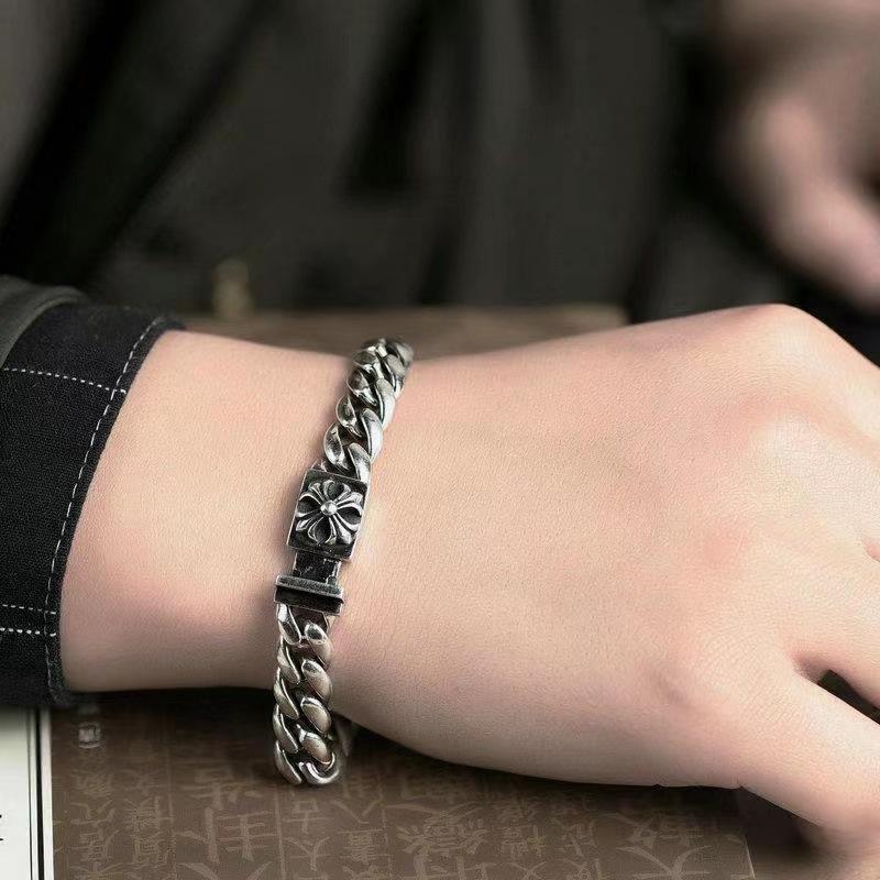 Личность Крест Кубинский Браслет Властный Ретро Ручной Брендовый Браслет Мужчины
