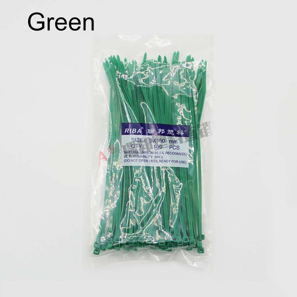 100pcs Self-locking Nylon Small Cable Ties Width 2.0mm 3x150mm Zip Tie Wire Cords Fastens Red Yellow Blue Brown Black White Grey