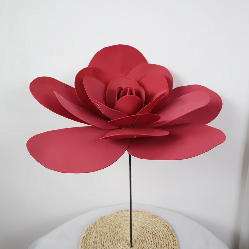 40/50cm PE Fake Flower Head Large Simulated Foam Rose  Home Garden Decorations