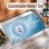 Personalized Crystal Velvet Carpet Manchester City Pattern Non Slip Floor Rug