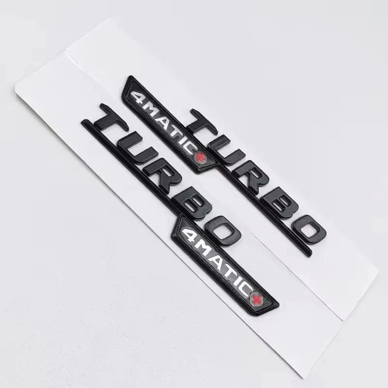 ABS A45S Logo Turbo 4MATIC Badge Car Rear Star Sticker Trunk AMG Emblem For Mercedes Benz A 45S AMG W177