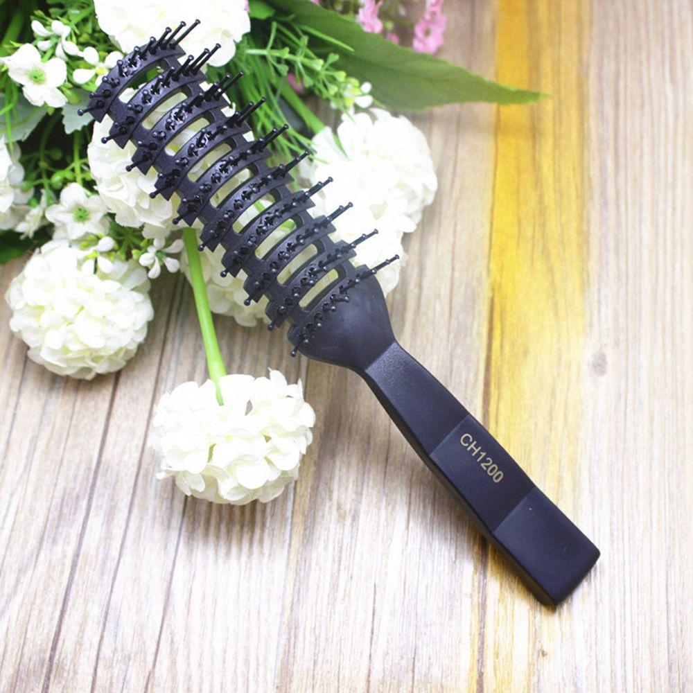 Detangling Professional Plastic Curl Hair Brush Salon Styling Tool Wide Tooth Comb Hairdressing