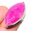 Ruby(Simulated) Gemstone Handmade 925 Sterling Silver Ring Size 6.5