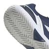 Adidas Defiant Speed 2 Теннис Темно-белый Размер см Обувь, Унисекс, Взрослый, NKD59, Синий/Zero Metallic/Обувь (KI8419), 25,0