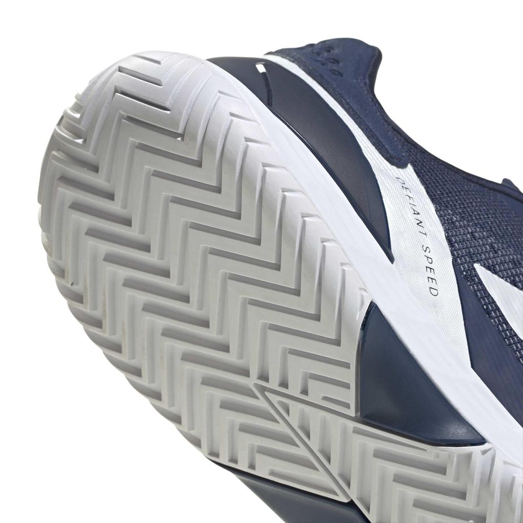 Adidas Defiant Speed 2 Теннис Темно-белый Размер см Обувь, Унисекс, Взрослый, NKD59, Синий/Zero Metallic/Обувь (KI8419), 25,0
