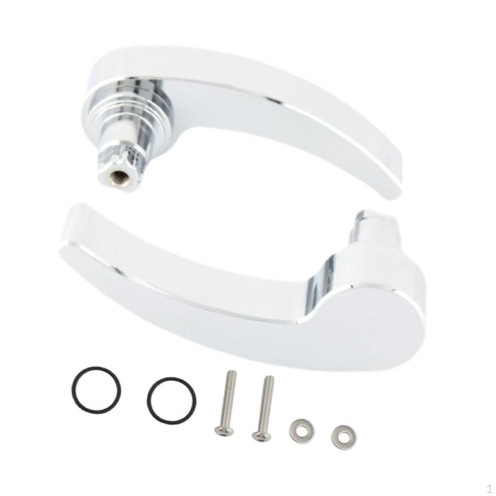 Saddlebag Latch Kit Directly Replace for Touring Street Glide 20142025 Silver