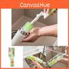 Extended Length Plastic Bottle Brush For Deep Cleaning Cups Jugs Kitchenware And