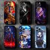 Чехол для телефона Fate Zero Stay Night Saber Мягкий Чехол-накладка для iPhone 16 16E 17 Air 15 Pro Max 14 Plus 13 Mini 11 12 7 Черный Задняя панель