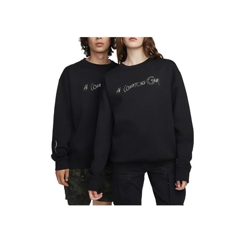 Nike Флисовая кофта с круглым вырезом ACG Therma-FIT Черный FD8761-010