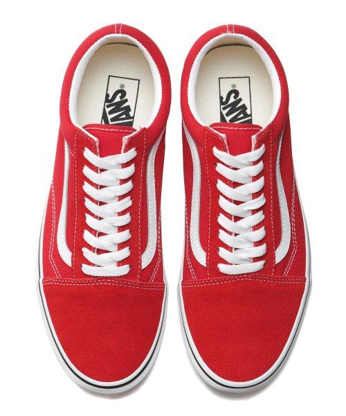 [Vans] Old Skool - Racing Red:White VN0A4BV5JV61