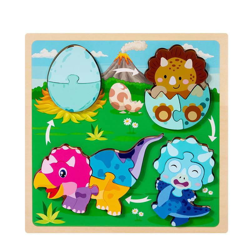 Life Animal Frog Cycle Jigsaw Puzzle Game For Kids Cognitive And Skills Shape