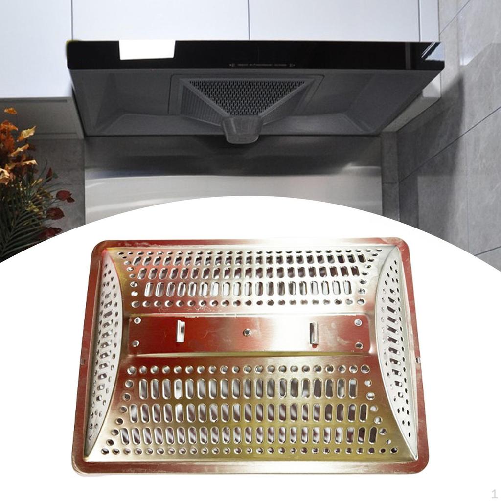 Фильтр для вытяжки кухонной вытяжки, внешняя сетка, прямоугольная часть из нержавеющей стали, практичная