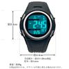 Radio Watch Radio Solar Watch Precision Waterproof Outdoor Daily Use Simple Solar Black [Solar & Wave] Men's
