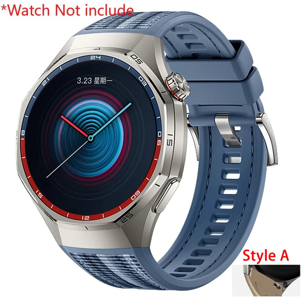 Силиконовый + Тканевый Ремешок для Huawei Watch GT6 Pro 46мм Спортивный Ремешок для Huawei Watch GT6 Pro 46мм Браслет Correa Аксессуары