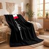 Poland Print Flannel Blanket Soft Warm Sofa Bed Throw Blanket For Home Office Bedroom