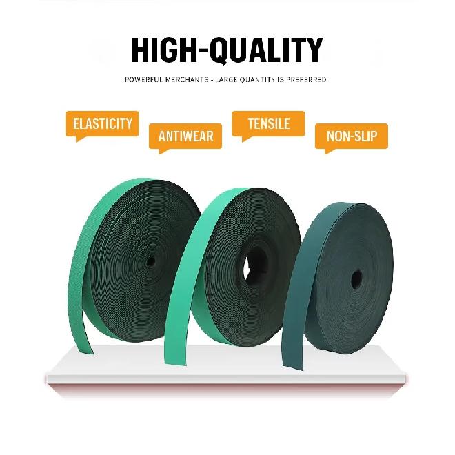 Anti static elastic conveyor belt with a circumference of 1850-2800mm, customizable in different specifications