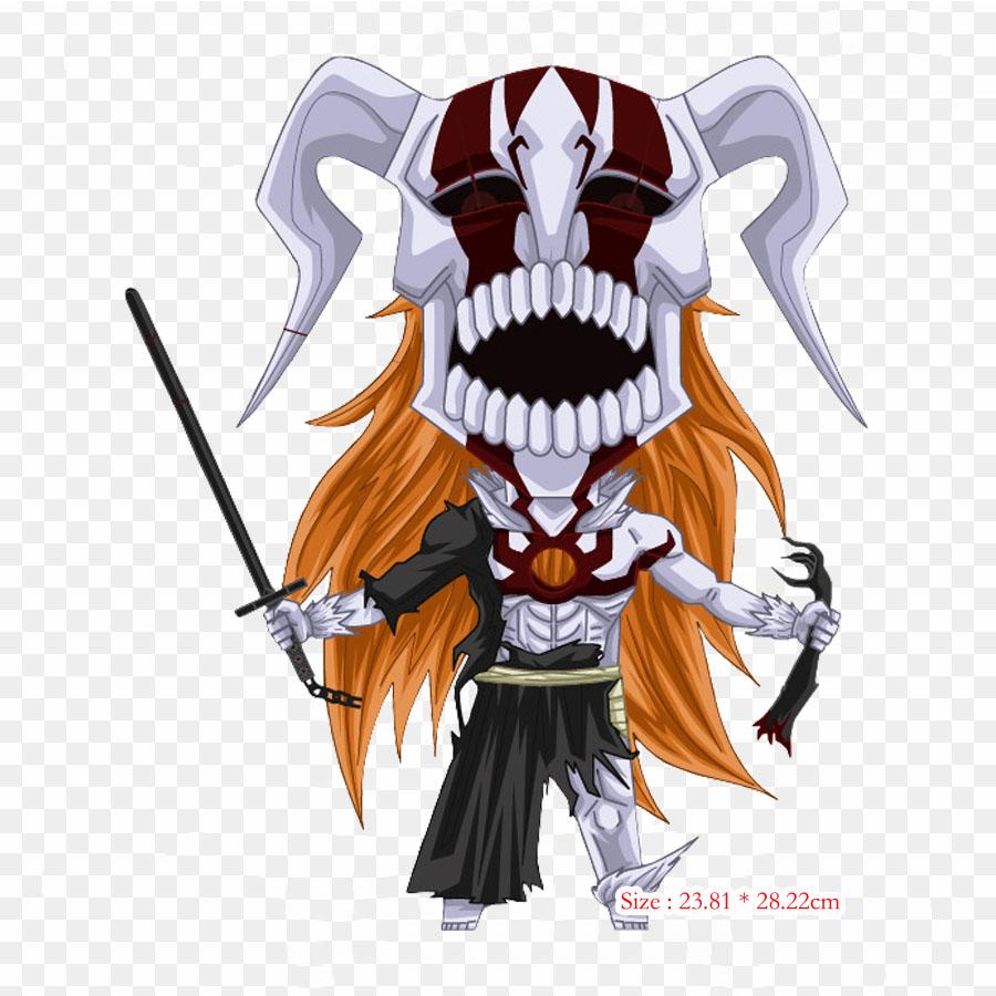 Ичиго мультфильм Ичиго Куросаки Ulquiorra Cifer аниме Lron на нашивки для сумки для одежды футболка термопереносные наклейки полосы аппликации