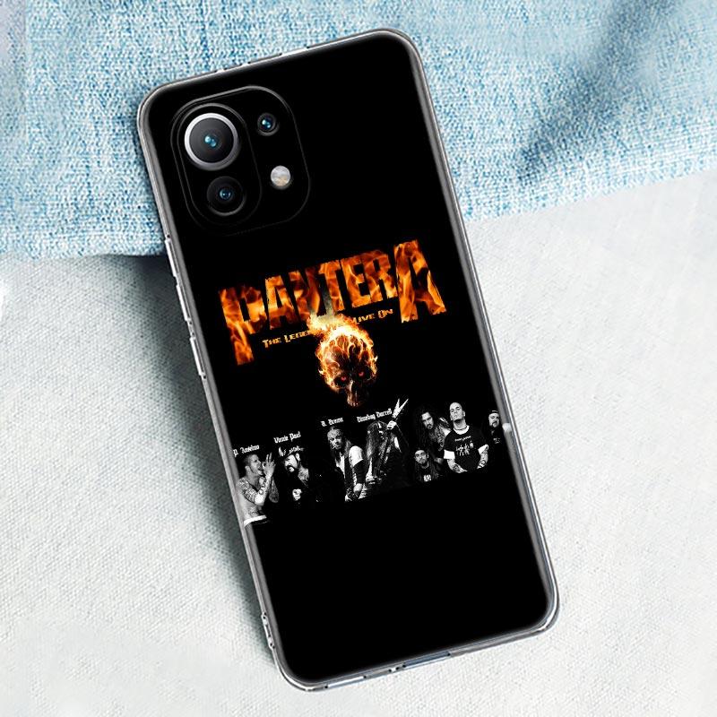 Чехол Pantera Dimebag Darrell Band для Xiaomi Mi 11 Note 10 10T 9 9T 12 Pro Lite Poco X3 F3 M3, прозрачный чехол Redmi 9 9A 9C 10, чехлы