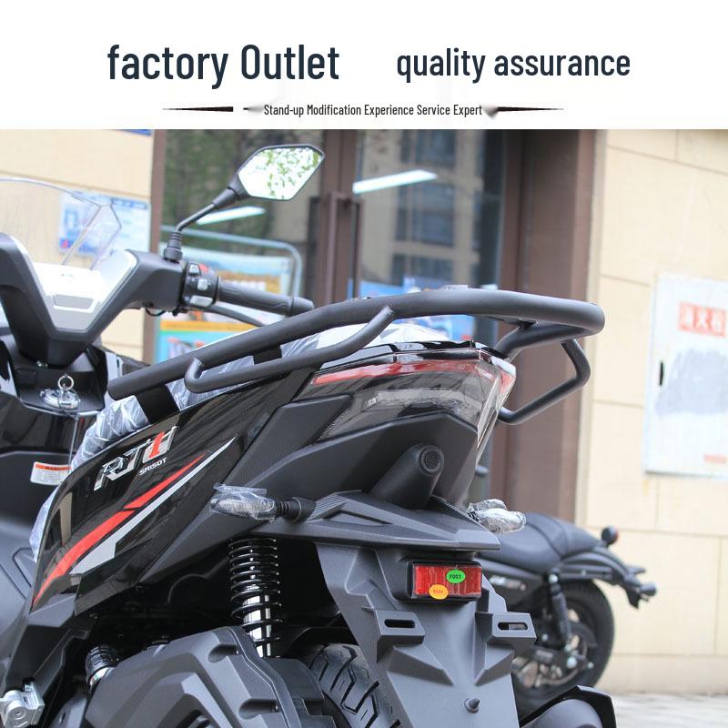 Zongshen Cyclone RT1 Modified Rear Rack and Tail Wing Trunk Bracket