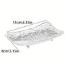 Glacier Patterned Soap Box Draining Bathroom Soap Box Student Dormitory Countertop Non Perforated Soap Holder