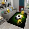 3D Football Pattern Carpet Living Room Large Carpet Children's Bedroom Kitchen Bathroom Entrance Anti-slip Home Decor Mat Carpet