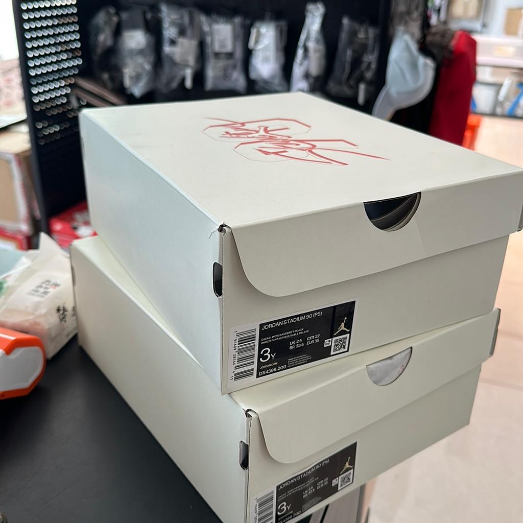 Кроссовки Air Jordan Stadium 90 PS Cacao Wow Детские Коричневые Черные Университетский-Красный DX4398-200