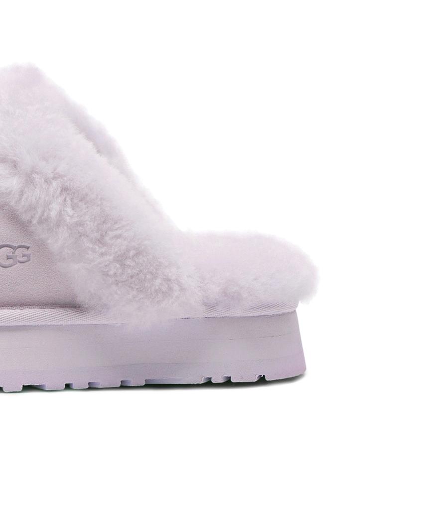 Ugg [Women] Fur Collar Platform Sandals (Disquette) - Lavender Fog / 1122550Lrfg