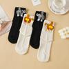 10 Pairs Gifts for Cat Lovers Funny Cartoon Cat Socks Breathable Comfortable Women's Cotton Socks