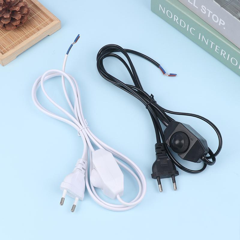 1.8M Extension Cord With Dimmer Eu Plug Control Switch Power Cable Cord Eu Plug For Table Lamp 220V Electricity Wire