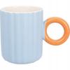 Kubek porcelanowy pastelowy z uchem 370ml 1szt