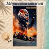 Beach TowelMax Verstappen Custom Name Text Personalized Soft Towel for Beach Pool Indoor Home Decor Gift