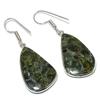 Dragon Jasper Handmade 925 Sterling Silver Gift Jewelry Earring 1.89" f5O84
