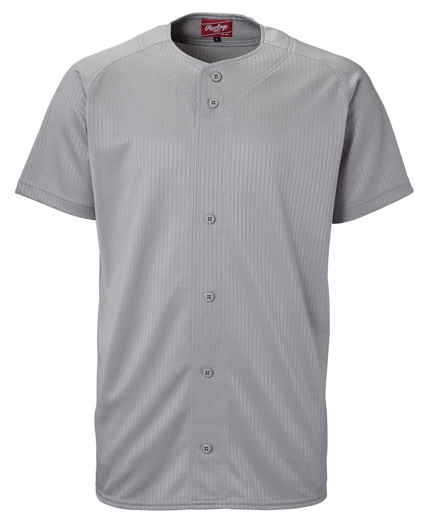 Rawlings ATS15S02 Dummy Open Baseball K Medium Shirt, Silver,