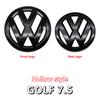 2pcs ABS Car Front Grill Emblem Rear Trunk Badge HFDGTRY6 Logo For Volkswagen VW Golf 4 5 6 7 7.5 8 Scirocco Premium Pro Plus Extra