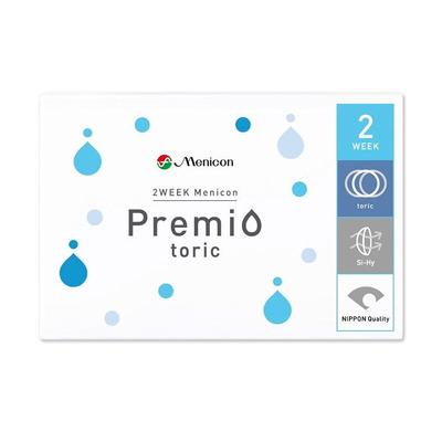 Menicon PremiO Toric 6 линз 2-недельные [BC] 8.6 [PWR] -6.50 [Размер цилиндра] -1.25 [Ось астигматизма] 180,