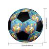 Simpsons Family Indoor Soccer Ball Colorful Machine Stitched PVC Size 5 Team Training Competition Ready Durable High-Bounce Cool Sports Gift