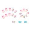 Wear Nail Multicolor Summer Nail Pads, Natural Nail Pads, Finished Fake Nails