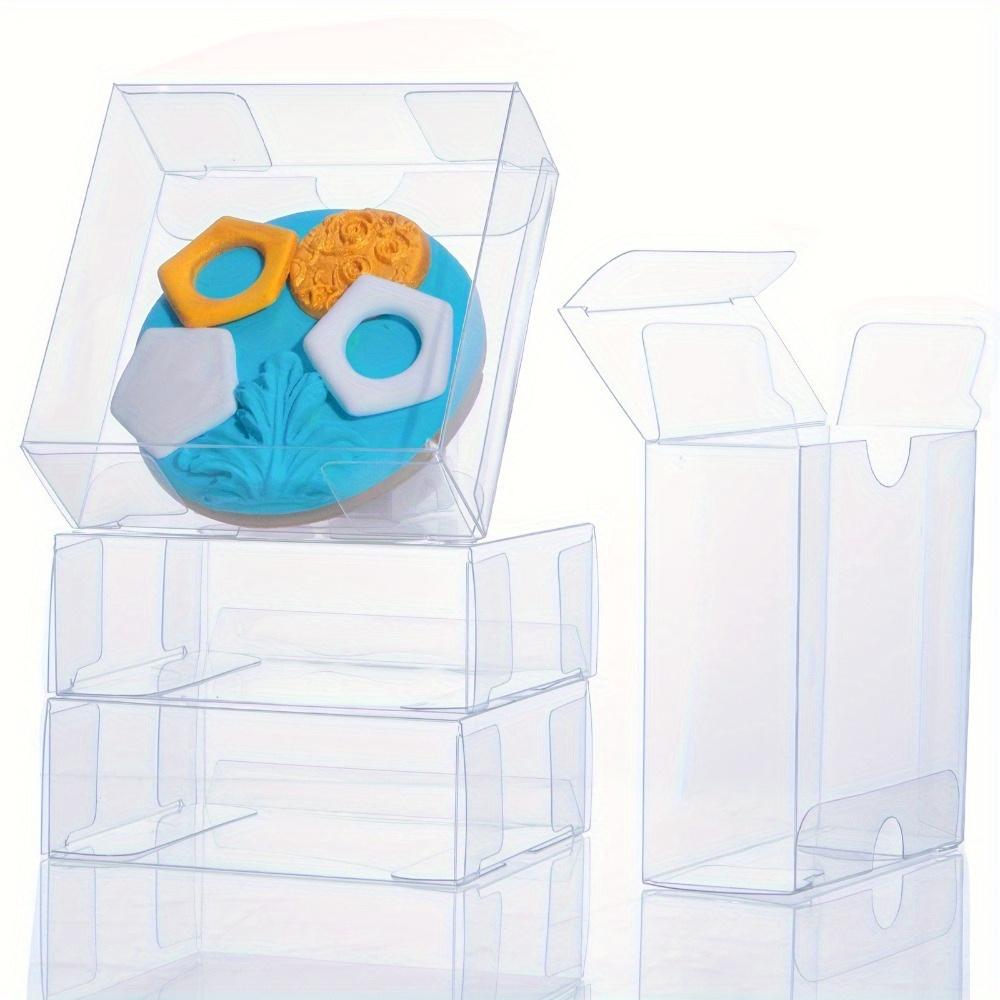 20 шт. прозрачная одинарная подарочная упаковочная коробка, коробки для печенья с полным окошком, коробки для макарон, коробки для угощений, коробки для конфет, мини-коробки для пирогов на свадьбу, день рождения, Рождество