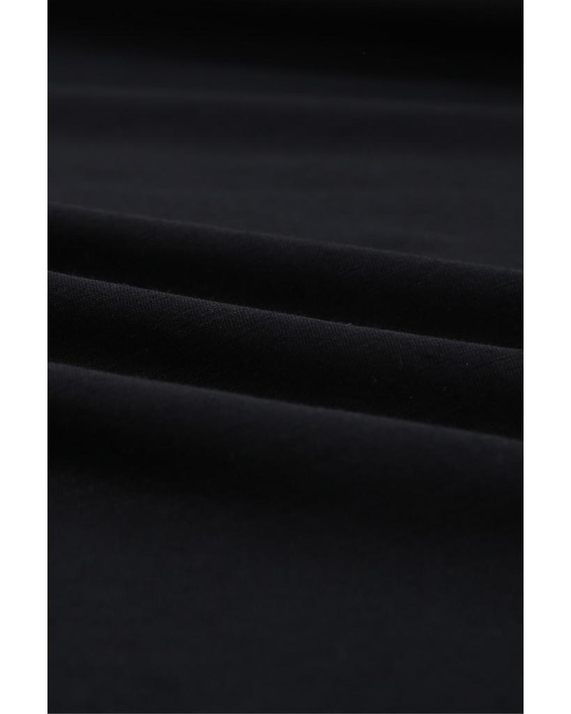 Azura Exchange Футболка из смешанного хлопка с круглым вырезом и дырками