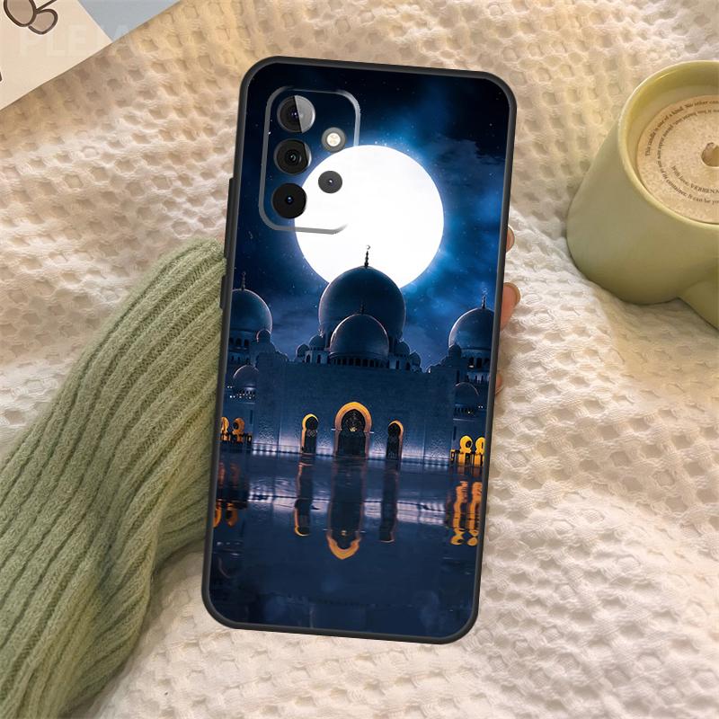 Чехол для здания мусульманской мечети на арабском языке для Samsung Galaxy A35 A15 A55 A53 A33 A13 A36 A56 A26 A16 A22 A32 A52 A54 A34 A05 A06