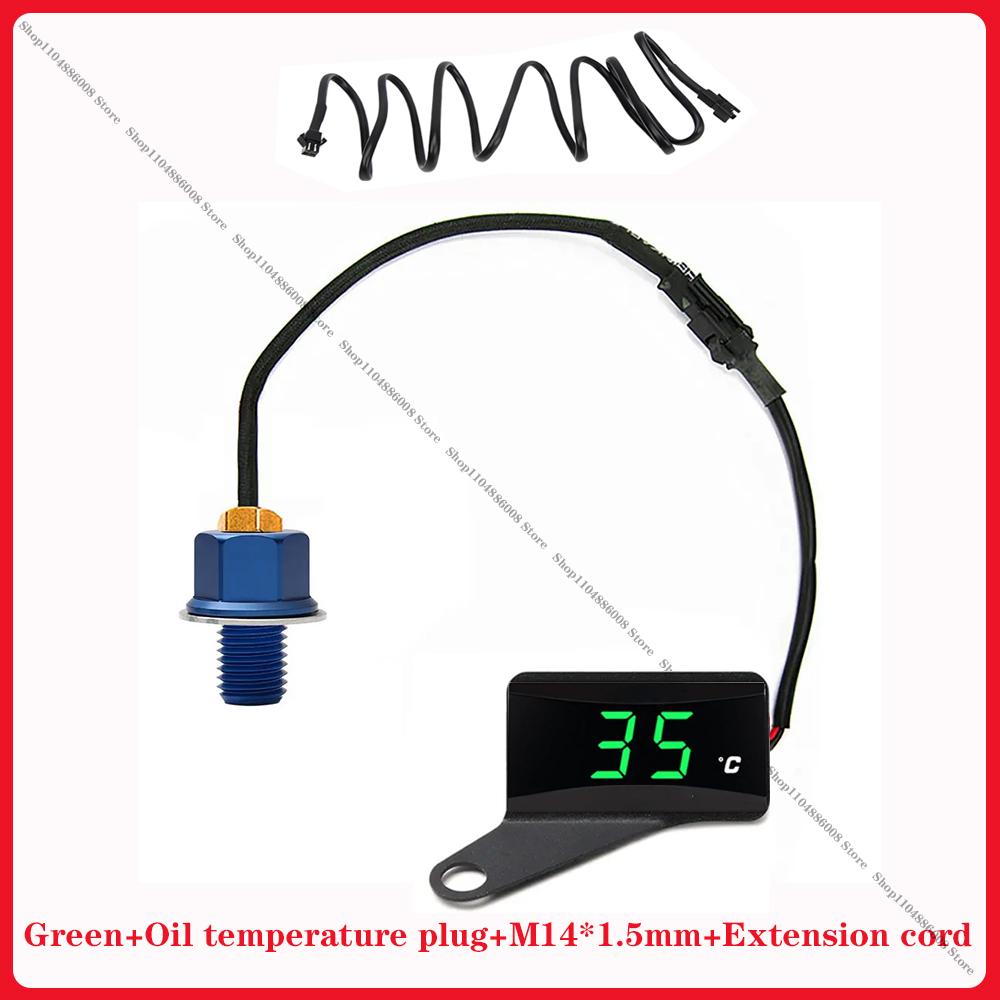 Motorcycle oil temperature gauge universal motorcycle temperature measuring instrument modificat thin thermometer