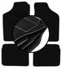 Комплект велюровых напольных ковриков для: Volkswagen Polo II купе, хэтчбек, седан (1981-1992)