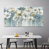 Modern Floral White Blue Watercolor Posters Wall Art Canvas Painting Prints Pictures Living Room Interior Home Decoration